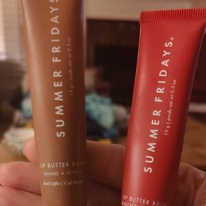 Summer Fridays Lip Butter Balm Set - Red and Brown